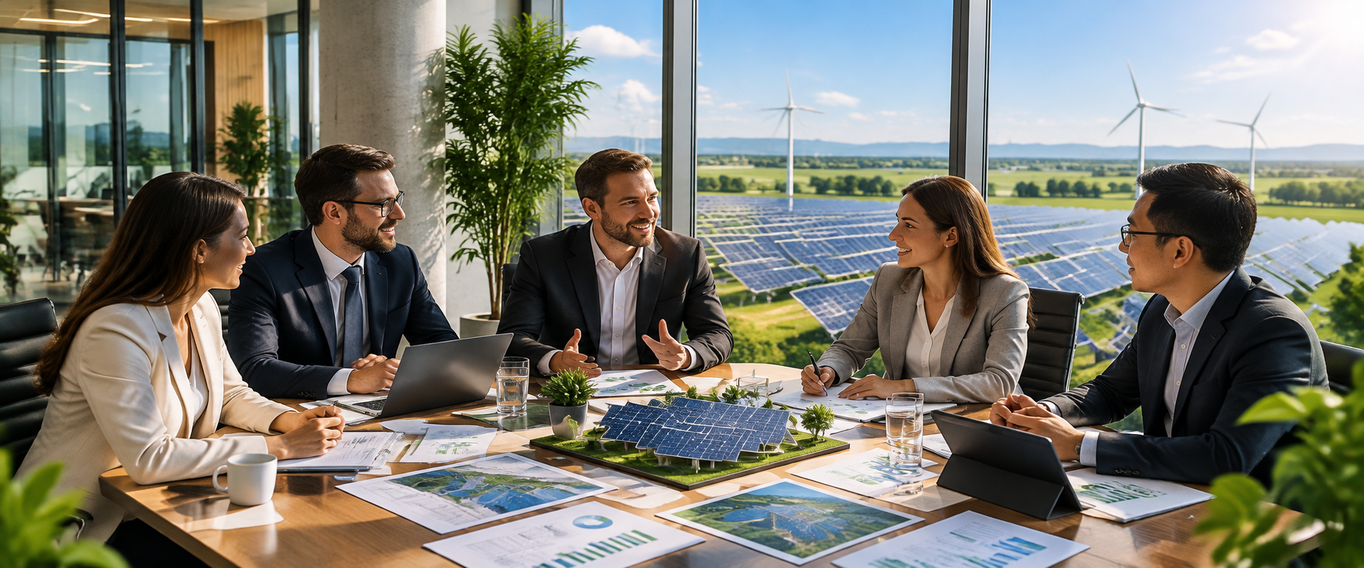 Green  Energy Banner Background Graphic