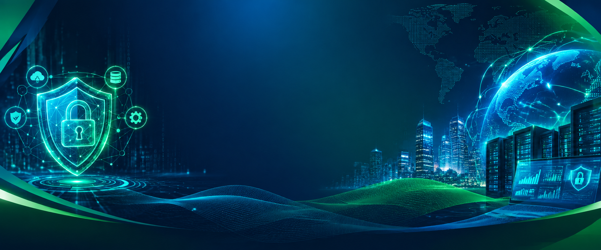 Cloud Computing Banner Background Graphic